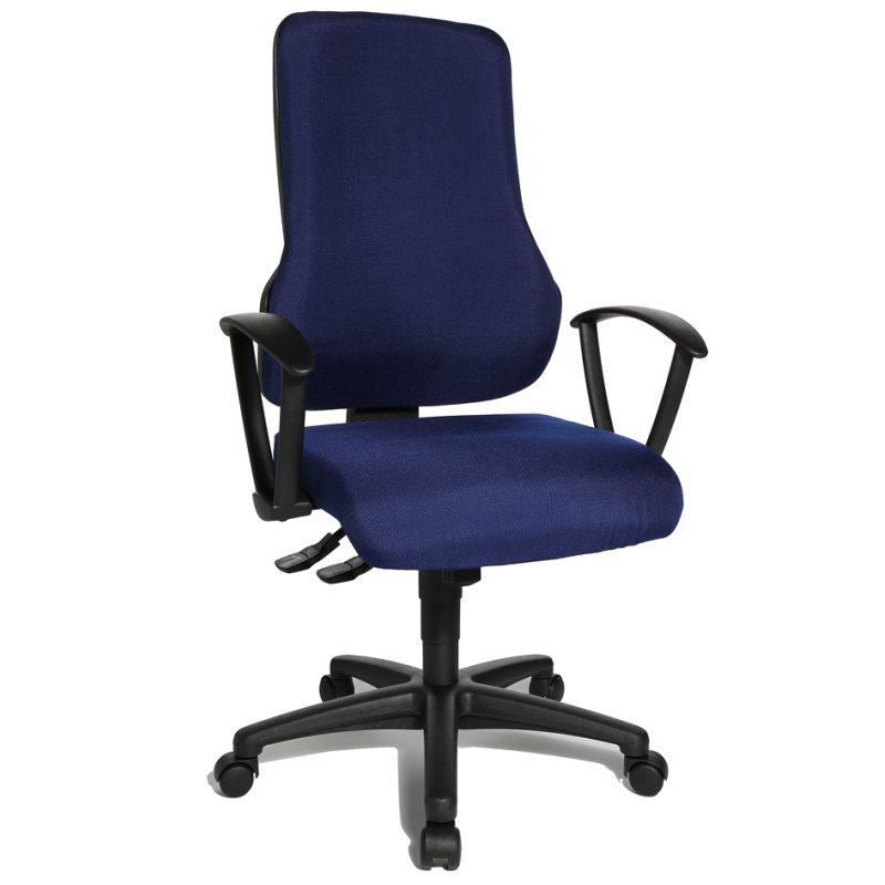 Topstar bureaustoel Top Point SY, koninklijk blauw, 110 kg draagkracht